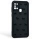 Чехол силиконовый Soft Touch с 3D принтом Бантики для Samsung Galaxy A21s черный (Полная защита камеры) 0057623 фото 1
