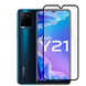 Защитное стекло для телефона Vivo Y21 противоударное полноэкранное на виво у21 черное 0038804 фото 1