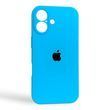 Чехол Silicone Case для Apple iPhone 17 голубой Light Blue (soft touch, кольца камеры, микрофибра) 0061882 фото