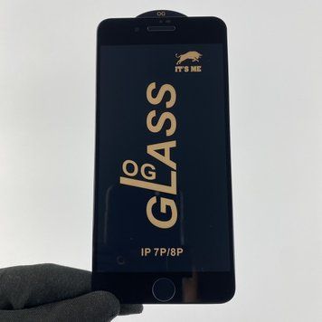 Защитное стекло для телефона Apple iPhone 6 Plus противоударное полноэкранное на айфон 6 плюс чёрное 0001073 фото