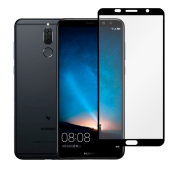 Защитное стекло МАТОВОЕ для телефона Huawei Mate 10 противоударное полноэкранное на хуавей мейт 10 черное 0038968 фото
