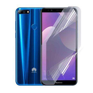 Антишпион приватная плёнка гидрогелевая для Huawei Y7 Pro 2018 на хуавей у7 про 2018 прозрачная 0030813 фото