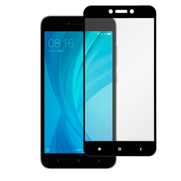 Защитное стекло МАТОВОЕ для телефона Xiaomi Redmi Note 5A Prime противоударное сяоми редми нот 5а прайм черное 0039100 фото