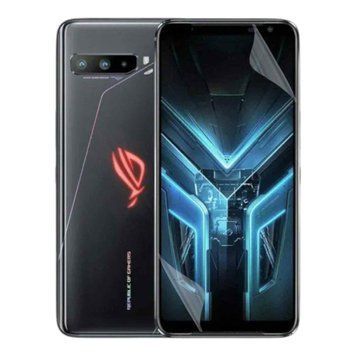 Плёнка гидрогелевая для Asus Rog Phone 3 Strix Edition глянцевая на асус рог фон 3 стрикс едишн прозрачная 0008650 фото
