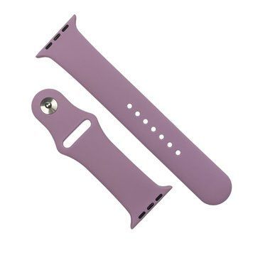 Ремінець для Apple Watch 45mm силіконовий матовий для епл вотч 45мм розмір L чорничний 0002341 фото
