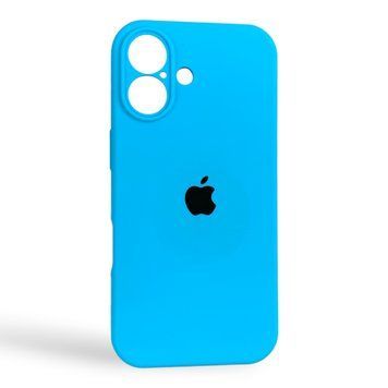 Чохол Silicone Case для Apple iPhone 17 блакитний Light Blue (soft touch, кільця камери, мікрофібра) 0061882 фото