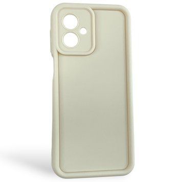 Чехол силиконовый Soft Touch для Motorola G54 Power молочный (Полная защита камеры) 0054425 фото
