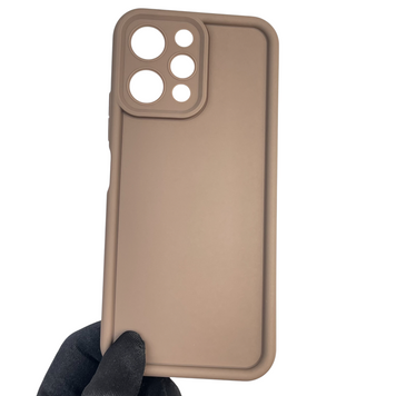 Чохол силіконовий Soft Touch для Xiaomi Redmi 12 коричневий (Повний захист камери) 0039801 фото