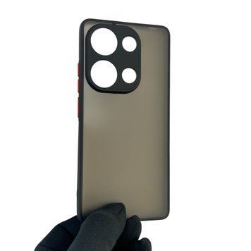 Чехол для телефона Xiaomi POCO M6 Pro 4G с высокими бортами с защитой камеры на сяоми поко м6 про черный 0026182 фото