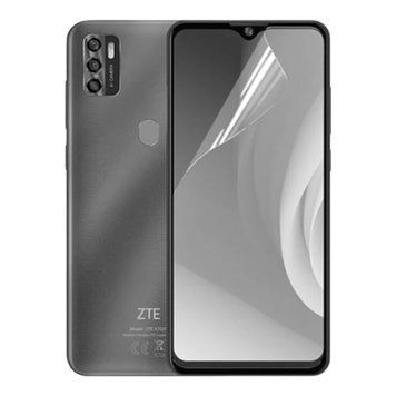 Плёнка гидрогелевая для ZTE Blade A7S (2020) глянцевая противоударная на зте блейд а7с 2020 прозрачная 0003496 фото
