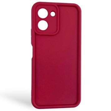 Чохол силіконовий Soft Touch для Tecno Spark Go 3 (KN3) бордовий (Повний захист камери) 0054480 фото