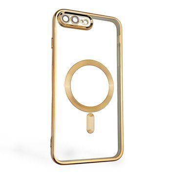 Чохол для Apple iPhone 8 Plus з лінзами на камері з MagSafe на айфон 8 плюс золотий 0034540 фото