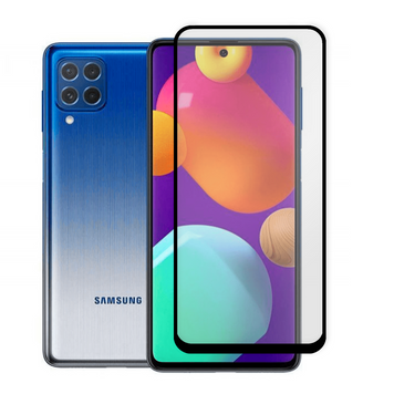 Захисне скло для телефона Samsung Galaxy M62 протиударне повноекранне на самсунг м62 чорне 0038344 фото