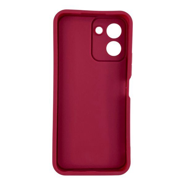 Чохол силіконовий Soft Touch для Tecno Spark Go 3 (KN3) бордовий (Повний захист камери) 0054480 фото