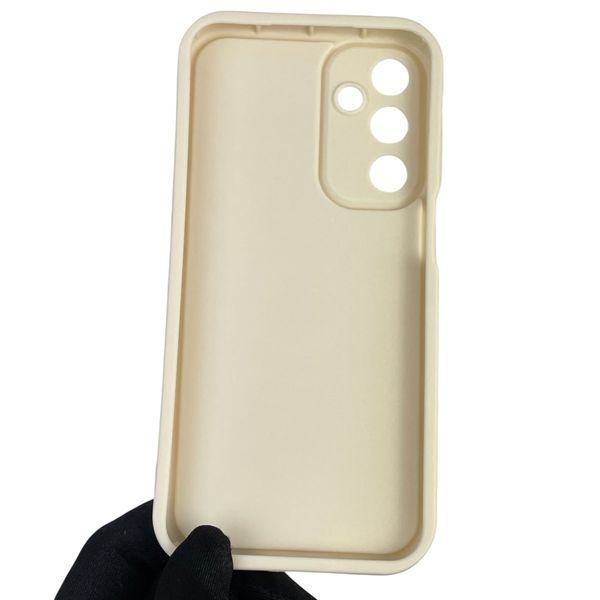 Чехол силиконовый оригинальный Soft Touch с 3D принтом волшебной минни маус для Samsung Galaxy A25 5G (SM-A256B) молочный (Полная защита камеры) 0049743 фото