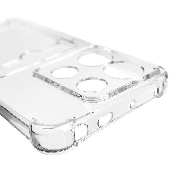 Чехол для Xiaomi POCO X6 с бронь углами с карманом для k-pop на сяоми поко х6 прозрачный 0008323 фото