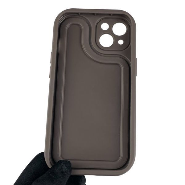 Чохол для Apple iPhone 13 з 3д малюнком дитячий жіночий об'ємний на айфон 13 коричневий 0013340 фото