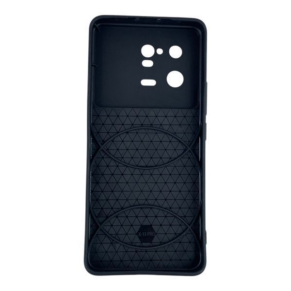 Чохол протиударний для Xiaomi 13 Pro з магнітною пластиною зі шторкою на камері чорний 0050775 фото
