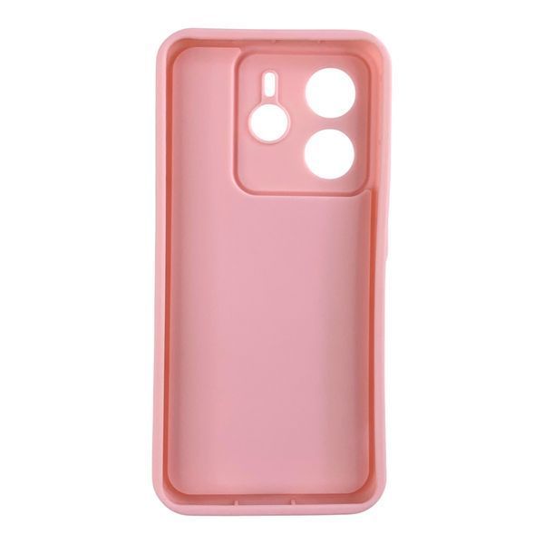Чехол силиконовый Soft Touch с 3D принтом милые котики с лапками для Xiaomi Redmi Note 14 4G розовый (Полная защита камеры) 0059665 фото