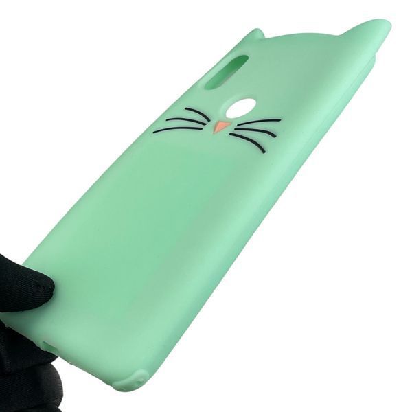 Чехол для Xiaomi Redmi S2 детский с котиком на сяоми редми с2 бирюзовый 0014049 фото