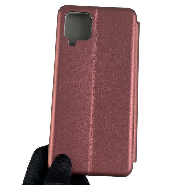 Чехол-книжка для Samsung Galaxy M12 SM-M127F с подставкой на самсунг м12 бордовая 0000472 фото