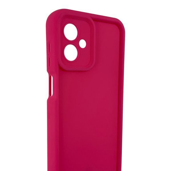 Чохол силіконовий Soft Touch для Motorola G14 малиновий (Повний захист камери) 0054373 фото