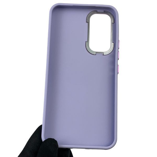Чохол для Samsung Galaxy A54 5G (SM-A546E) із захистом на камері з мікрофіброю на самсунг а54 5г бузковий 0012169 фото