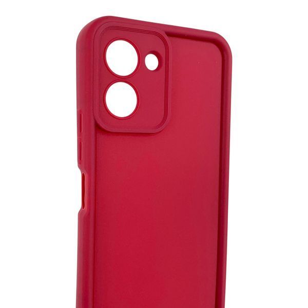 Чохол силіконовий Soft Touch для Tecno Spark Go 3 (KN3) бордовий (Повний захист камери) 0054480 фото