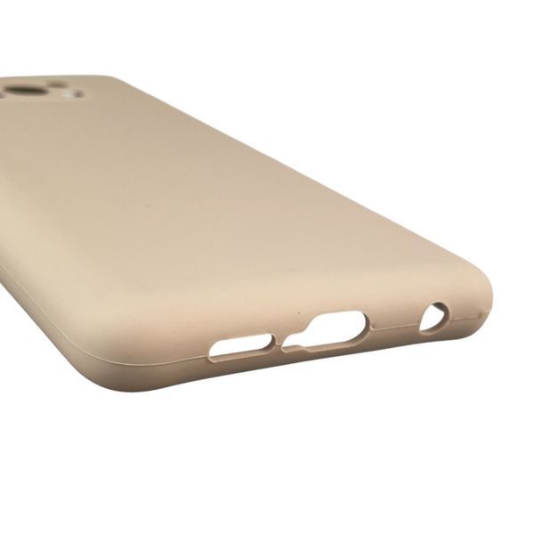 Чохол для Xiaomi Poco X3 Pro силіконовий з мікрофіброю нековзний на сяомі поко х3 про пудровий 0032530 фото