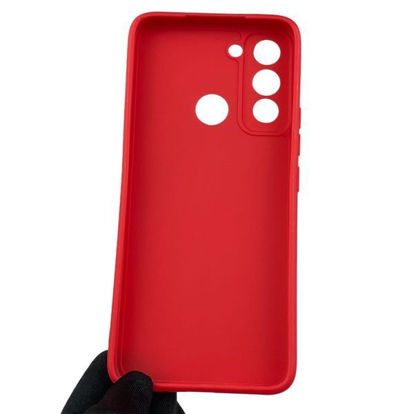 Чохол для TECNO Pop 5 LTE (BD4i) з квадратними гранями із захистом камери на техно поп 5 лте червоний 0012650 фото
