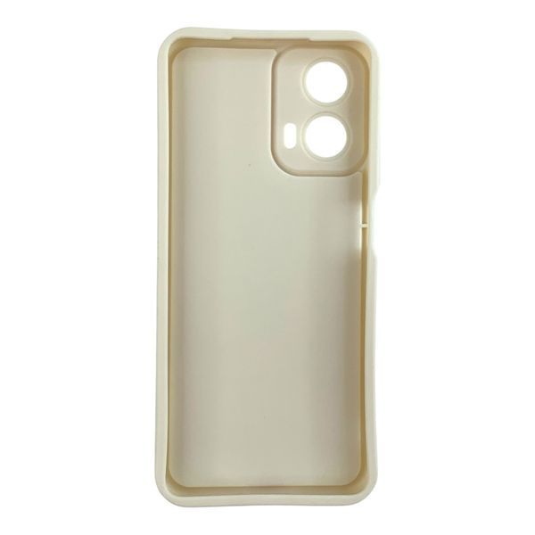 Чохол силіконовий Soft Touch з 3D принтом милі кошенята з лапками для Motorola Moto G24 (PB1E0003RS) Молочний (Повний захист камери) 0059565 фото