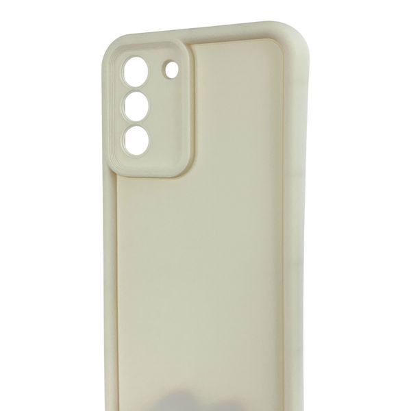 Чехол силиконовый Soft Touch для Samsung Galaxy S21 Plus молочный (Полная защита камеры) 0054041 фото