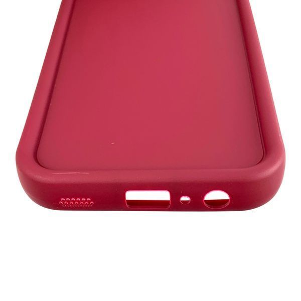 Чохол силіконовий Soft Touch для Samsung Galaxy A03 бордовий (Повний захист камери) 0053941 фото
