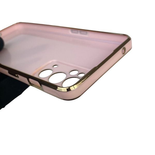 Чехол для OnePlus 9RT с кольцом MagSafe с золотой окантовкой на ванплас 9рт пудровый gs1 0022171 фото