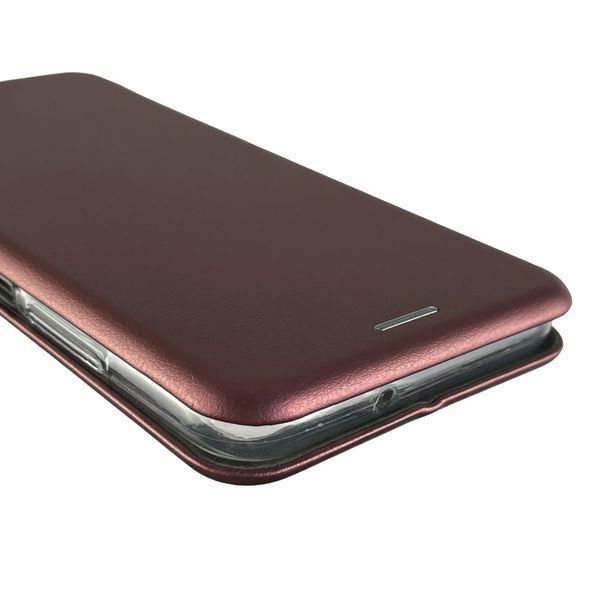 Чохол-книжка для Samsung Galaxy A02s (SM-A025F) з підставкою на самсунг а02с бордова 0011884 фото
