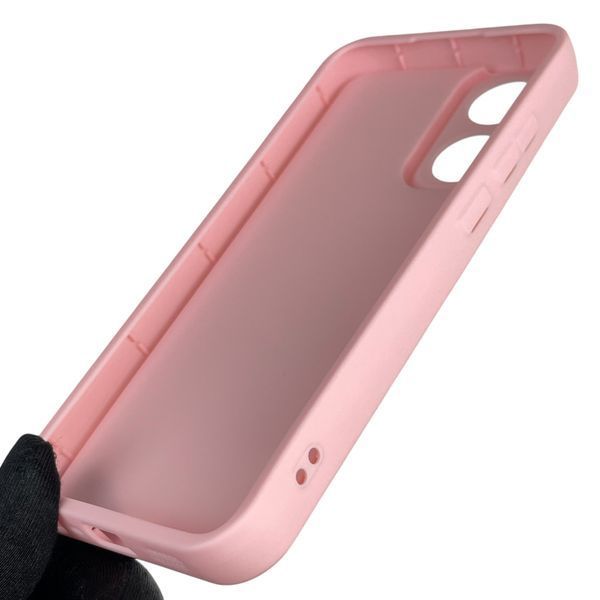 Чохол силіконовий оригінальний Soft Touch з 3D принтом злого кота для Oppo A78 4G рожевий (Повний захист камери) 0046284 фото