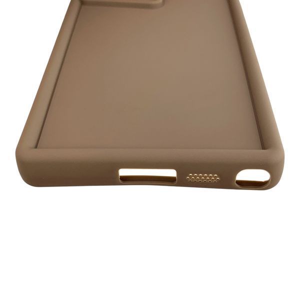 Чехол силиконовый Soft Touch для Samsung Galaxy S23 Ultra коричневый (Полная защита камеры) 0054086 фото
