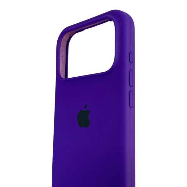 Чехол Silicone Case для Apple iPhone 17 Pro фиолетовый Grape (soft touch, закрытый низ) 0077066 фото