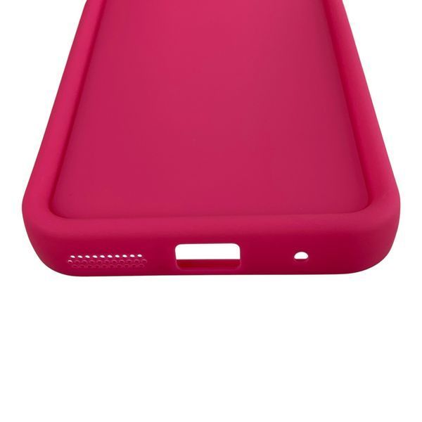 Чохол силіконовий Soft Touch для Motorola G14 малиновий (Повний захист камери) 0054373 фото