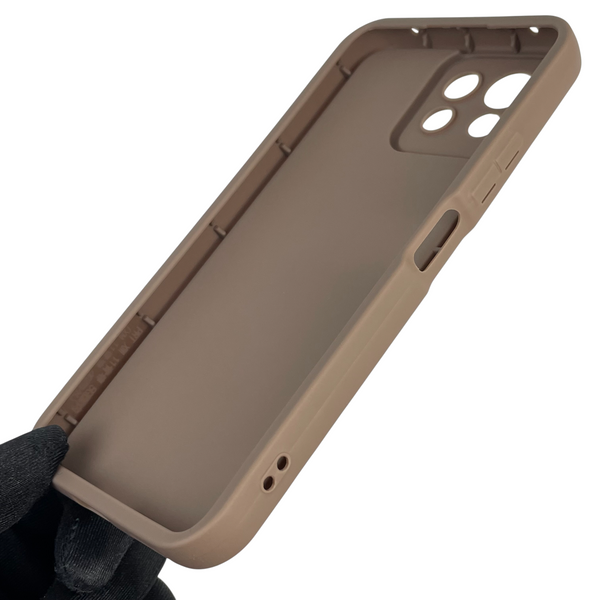 Чехол силиконовый Soft Touch для Xiaomi Mi 11 Lite коричневый (Полная защита камеры) 0039751 фото