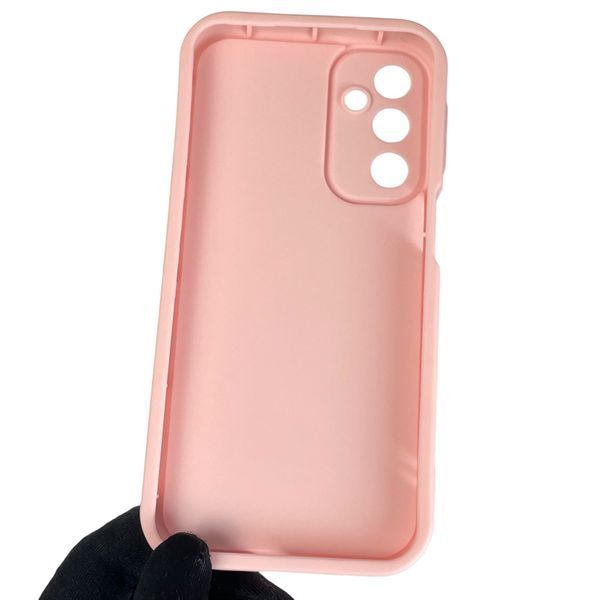 Чохол силіконовий Soft Touch з 3D принтом милий ведмедик для Samsung Galaxy M34 5G (SM-M346) рожевий (Повний захист камери) 0044821 фото