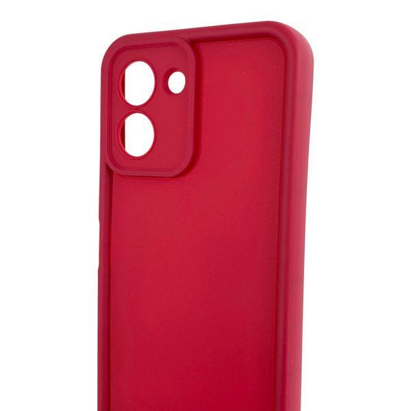 Чохол силіконовий Soft Touch для Tecno Spark Go 3 (KN3) бордовий (Повний захист камери) 0054480 фото