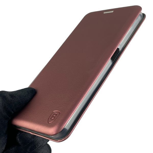 Чохол-книжка для OPPO A77 4G з підставкою на оппо а77 4г бордова 0000823 фото