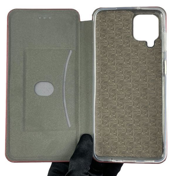 Чехол-книжка для Samsung Galaxy M12 SM-M127F с подставкой на самсунг м12 бордовая 0000472 фото