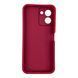 Чохол силіконовий Soft Touch для Tecno Spark Go 3 (KN3) бордовий (Повний захист камери) 0054480 фото 2