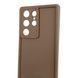 Чехол силиконовый Soft Touch для Samsung Galaxy S23 Ultra коричневый (Полная защита камеры) 0054086 фото 4
