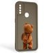 Чохол силіконовий Soft Touch з 3D принтом кумедний тед ведмідик для Oppo A31 коричневий (Повний захист камери) 0049381 фото 1