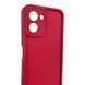 Чохол силіконовий Soft Touch для Tecno Spark Go 3 (KN3) бордовий (Повний захист камери) 0054480 фото 3