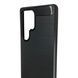 Чохол для телефона Samsung Galaxy S25 Ultra (SM-S938B) карбоновий протиударний з високими бортами чорний 0052238 фото 3