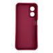 Чохол силіконовий Soft Touch для Oppo A17k бордовий (Повний захист камери) 0054312 фото 2